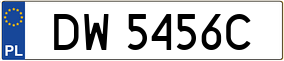 Truck License Plate